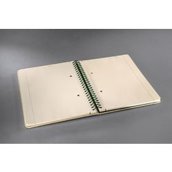 Scritta a spirale sigel conceptum nature edition a5 marrone chiaro, beige