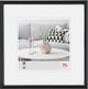 Walther galeria - cornice in plastica - misura foto 40x40 cm - nera
