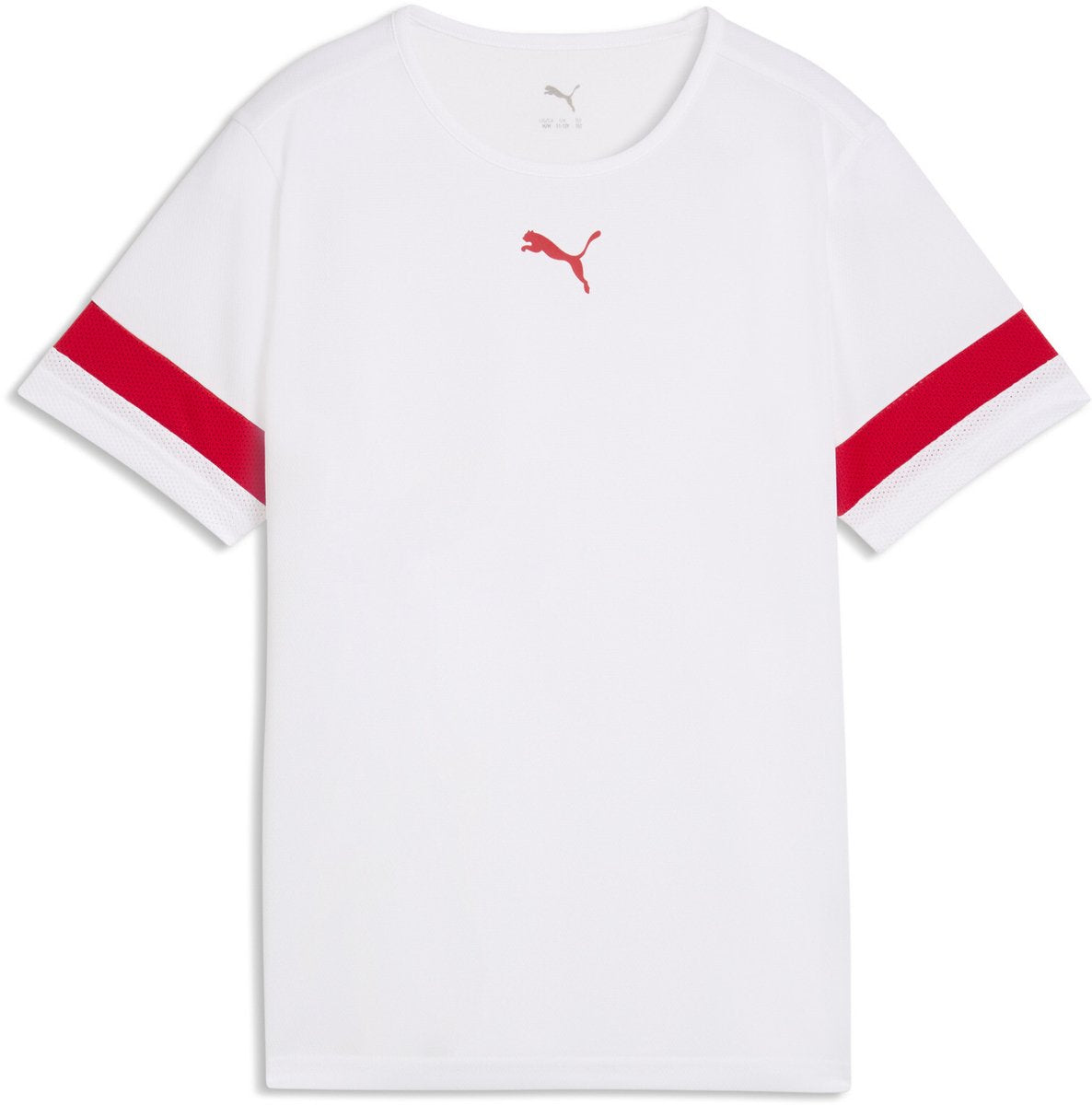 Puma individualrise jersey jr jongens sportshirt - white- red
