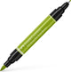 Faber-castell tekenstift - pitt artist pen - duo marker - 170 meigroen - fc-162170