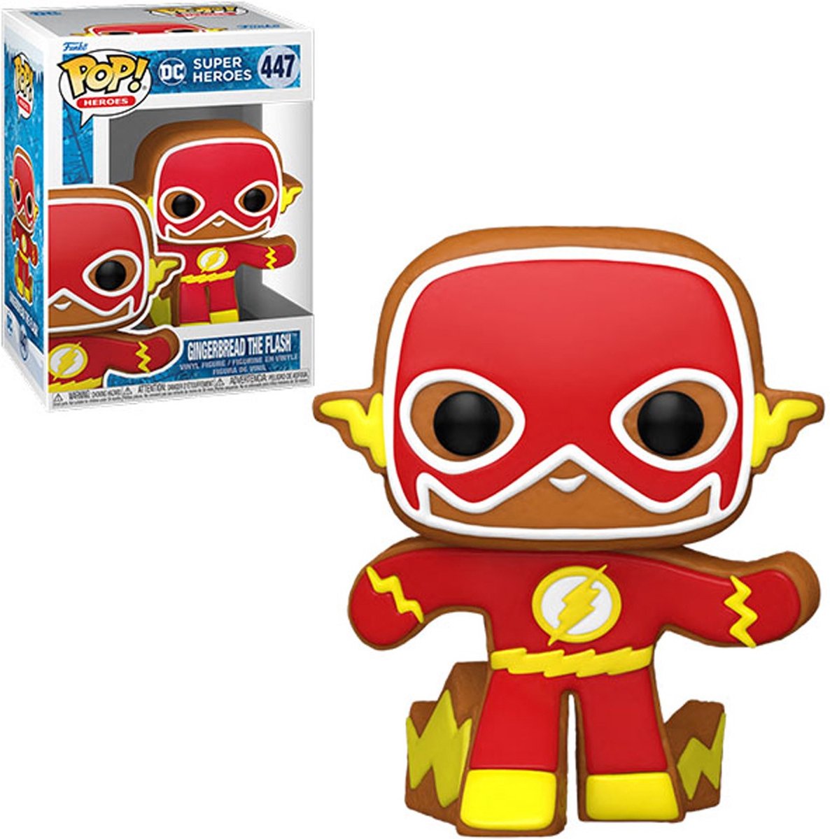 DC Comics Funko The Flash - Vacanze 2022 Pop! Personaggio da collezione Heroes The Flash da 9 cm - multicolore