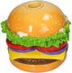 Hd collection kaarsenhouder hamburger polyresin 12x12x10cm