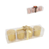Candele glitter metallici 5 cm set da 4