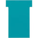 Tarjetas T ultradex estrechas azul caribe