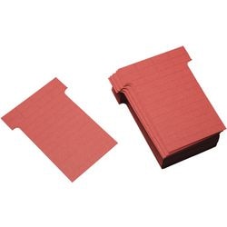 T-card ultradex strette rosso mattone