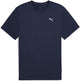 Puma m tad essentials solid cat tee (lc small cat) heren sportshirt - navy- white