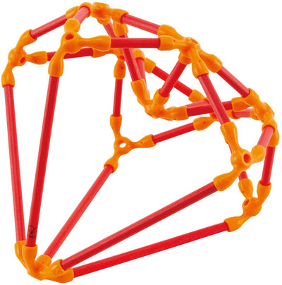 Pacchetto Hape flexistix - bambù e silicone - 47 pezzi