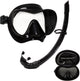 Atlantis bali combo - snorkelset - duikbril - snorkel - volwassenen - zwart