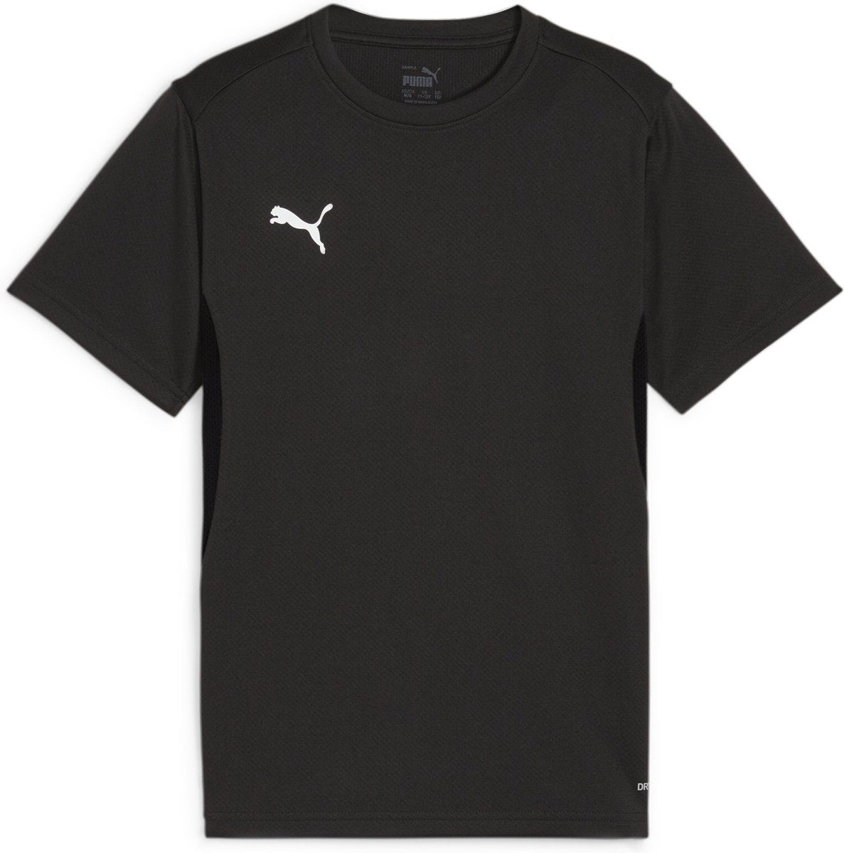 Maglia sportiva da ragazzo Puma Teamgoal Jersey Jr - nero-bianco-grigio scuro piatto