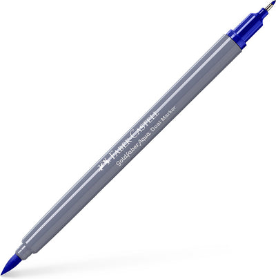Faber-castell - duo watercolor marker - goldfaber - blue-violet 137 - brush 0.6mm - fc-164637
