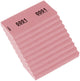 Kangaro nummerblok - 42x105mm - 70 grams - nummers 1-1000 - roze