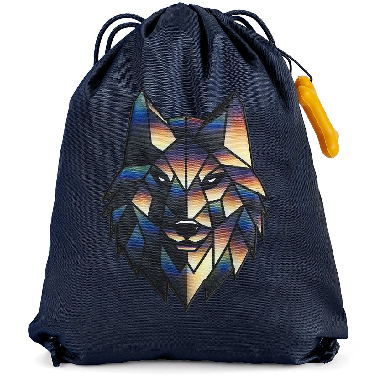 Stones and Bones Hazel 4.0 - Bolsa de gimnasio - Bolsa de natación - Material impermeable - Lobo - Azul oscuro