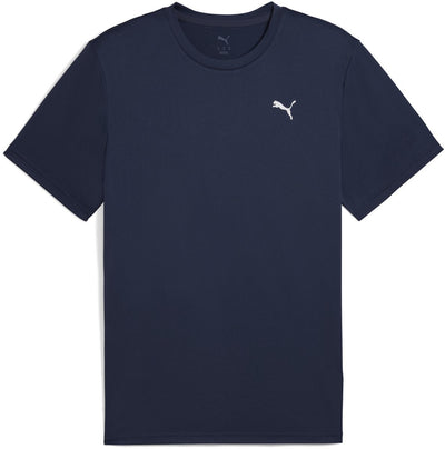 Camiseta deportiva para hombre Puma m tad Essentials solid cat tee (lc small cat) - azul marino-blanco