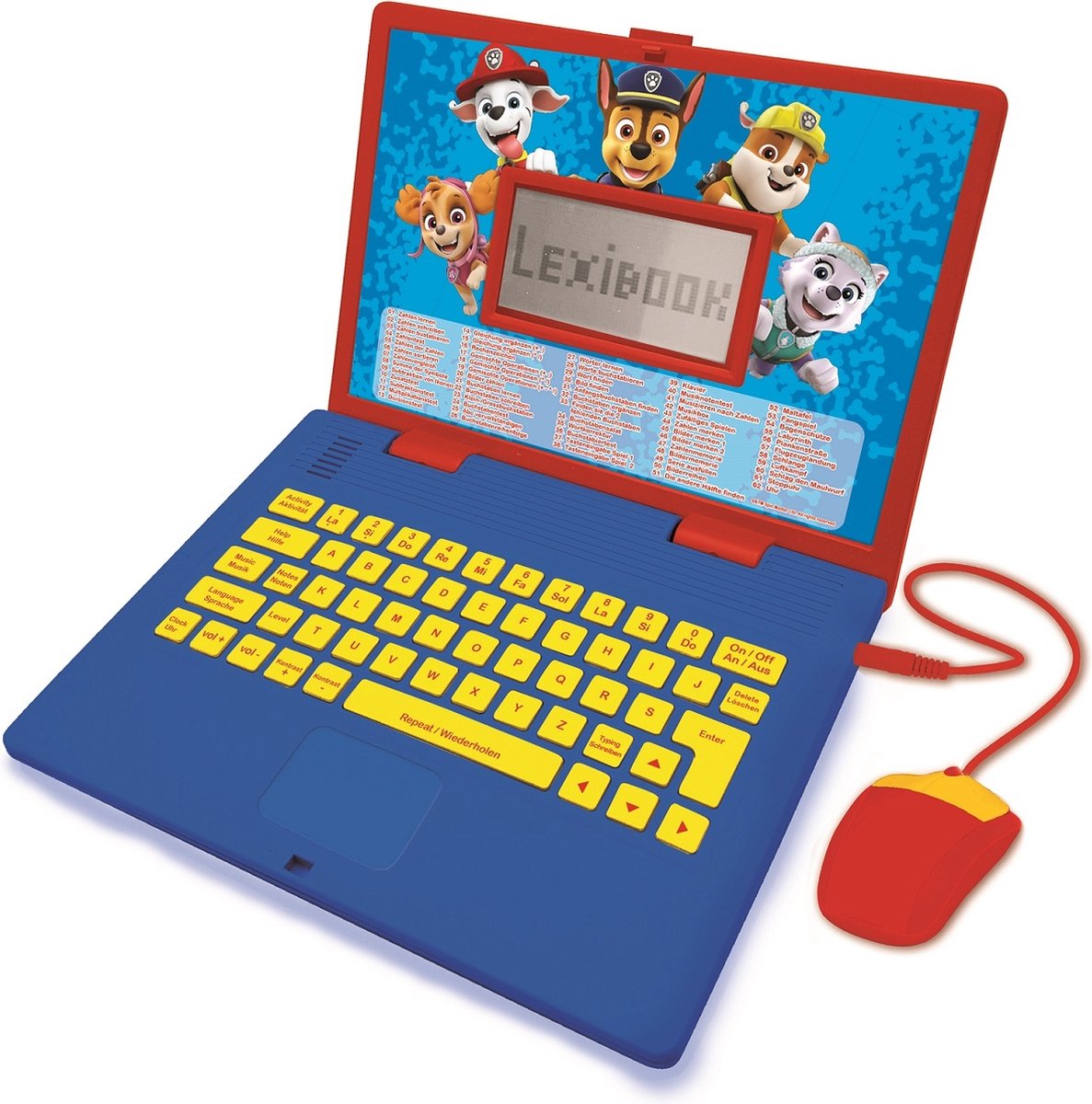 Portátil educativo bilingüe Lexibook Paw Patrol - 124 actividades (alemán inglés)
