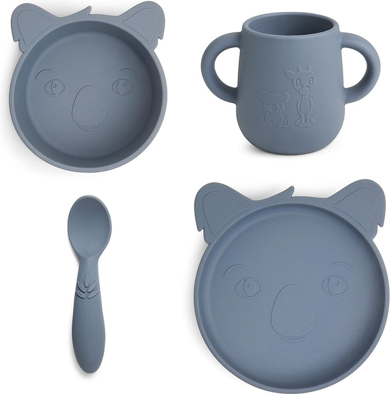 Nuuroo lykke cena de silicona set de 4 paquetes koala-bering-mar