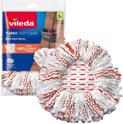 Vileda 1066785 - ricambio turbo 3 in 1 | 5 pezzi