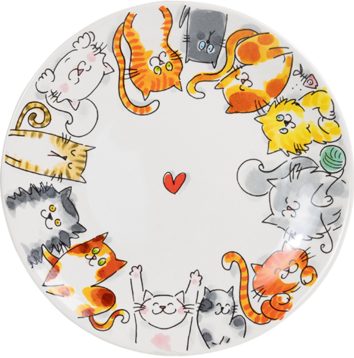 Amsterdam Biondo, speciali, animale: piatto 22 cm cat