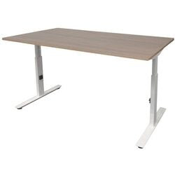 Scrivania Schapenburg lin-pl128-havw-m25 in truciolare, metallo multicolore