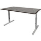 Bureau schaffenburg lin-pl128-loga-m25 spaanplaat, metaal multikleur