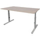 Scrivania Schavenburg lin-pl148-lera-m25 in truciolare, metallo multicolore