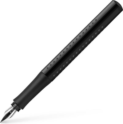Pluma estilográfica Faber-Castell - grip 2010 - ancho de escritura b - negro - fc-140832