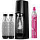 Sodastream macchina per acqua frizzante terra megapack nero