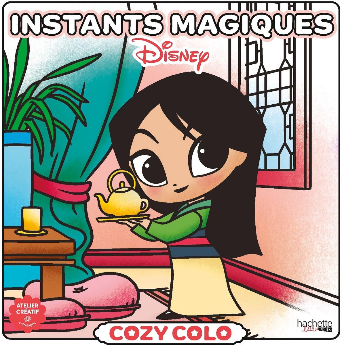 Libro da colorare Hachette Disney Cosy colo - per adulti e bambini