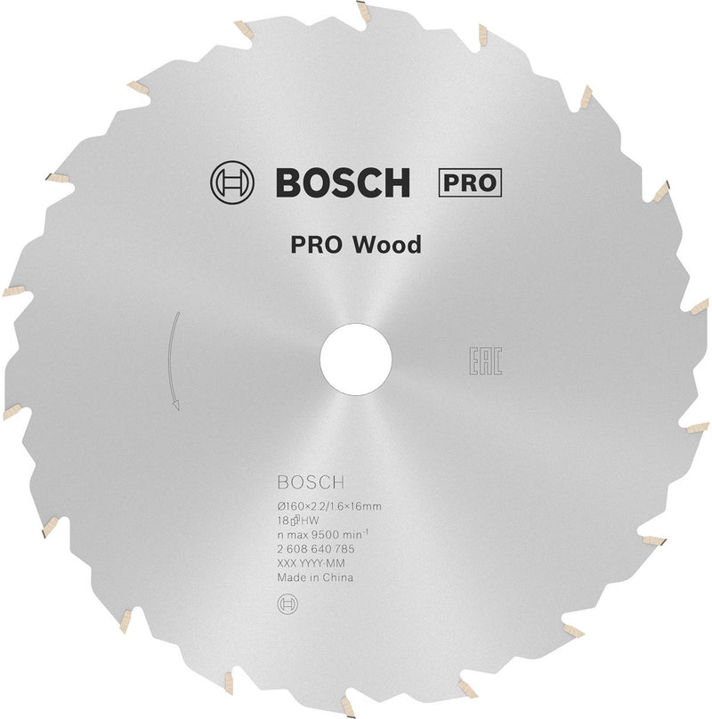 Bosch cirkzb velocità 160x16x2.4 18t fz wz