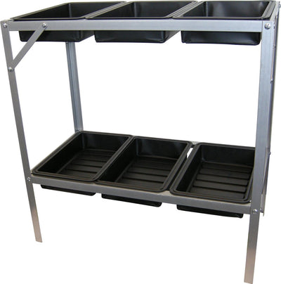 Nature Nature Potting Tabella 77x40x77 cm Acciaio zincato