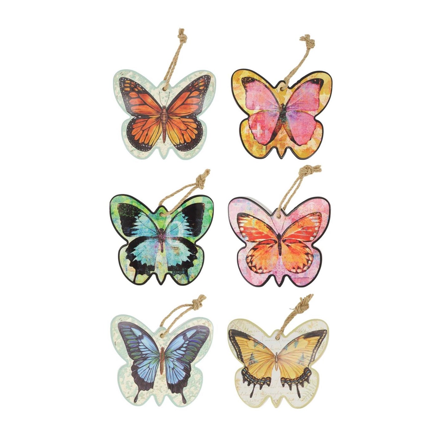 Dijk natural collections colgante mariposa cerámica 16x19cm