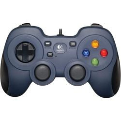Gamepad logitech f310 blu, nero usb
