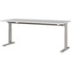 Scrivania sit-stand germania 4253-583 grigio 750 mm (h)