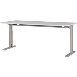 Scrivania sit-stand germania 4253-583 grigio 750 mm (h)