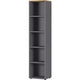 Libreria Germania 4234-564 grigio 1970 mm (h)