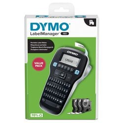 Stampante per etichette Dymo label manager qwertz nera 350 g