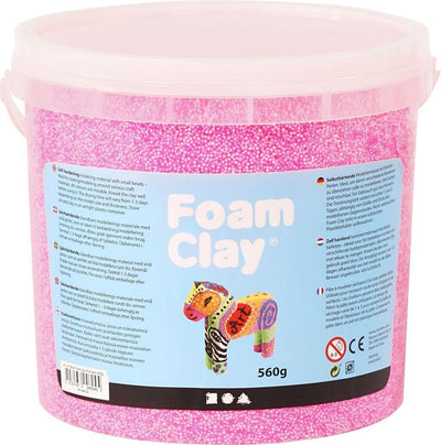 Arcilla de espuma - Neon Pink, 560gr.