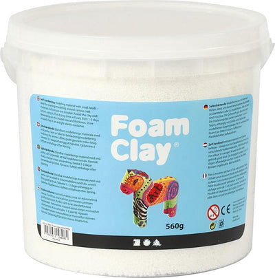Clay in schiuma - bianco, 560gr.