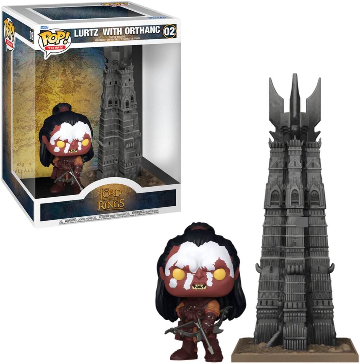 Il Signore degli Anelli Lurtz con Orthanc (Pop! Town) Figura in vinile 02 Funko Pop! - neutro - standard