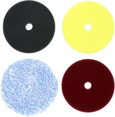Set di tamponi per lucidatura Carpoint - 4 durezze - multistep morbido medio duro - 5