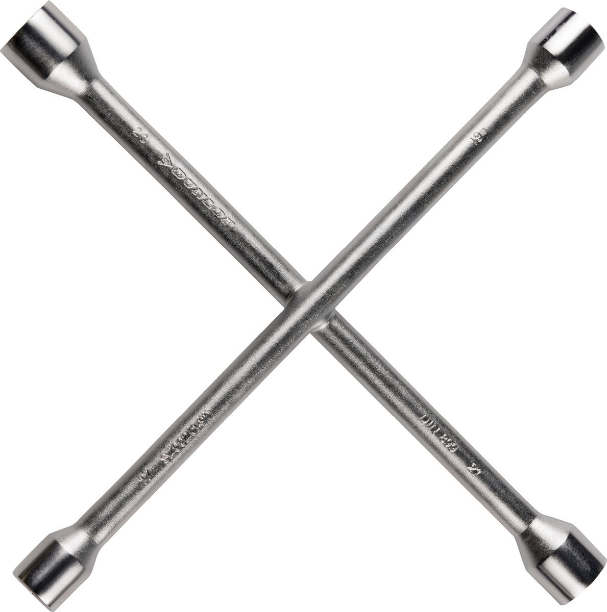 Chiave a croce Dunlop 17-19-21-23 mm acciaio 27 x 27 cm argento
