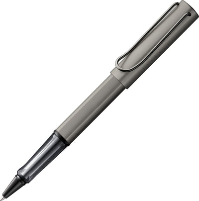 Roller Lamy lx 357 - de aluminio color rutenio - con acabado en metal precioso y clip de metal, incluye recambio para bolígrafo m 63 de espesor m negro y embalaje de regalo