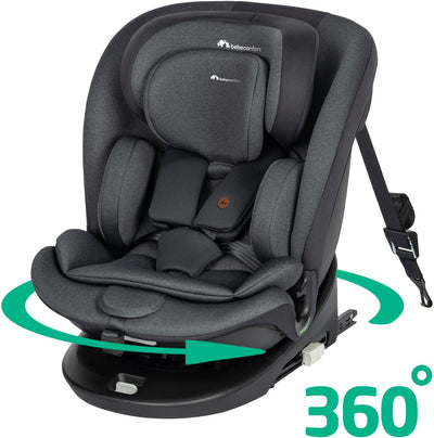 Bebeconfort evolufix 360 i-size - car seat - tinted black - from birth to 12 years old