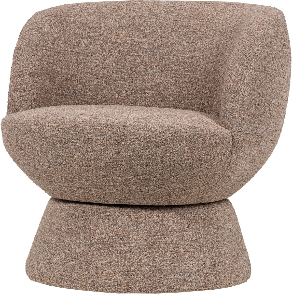 Sillón giratorio Woood shuffle - melange - marrón - 72x73x71