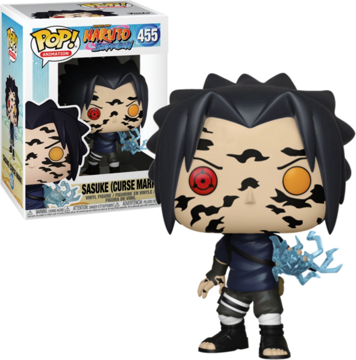 Funko pop! animation: naruto - sasuke w curse marks - us exclusive