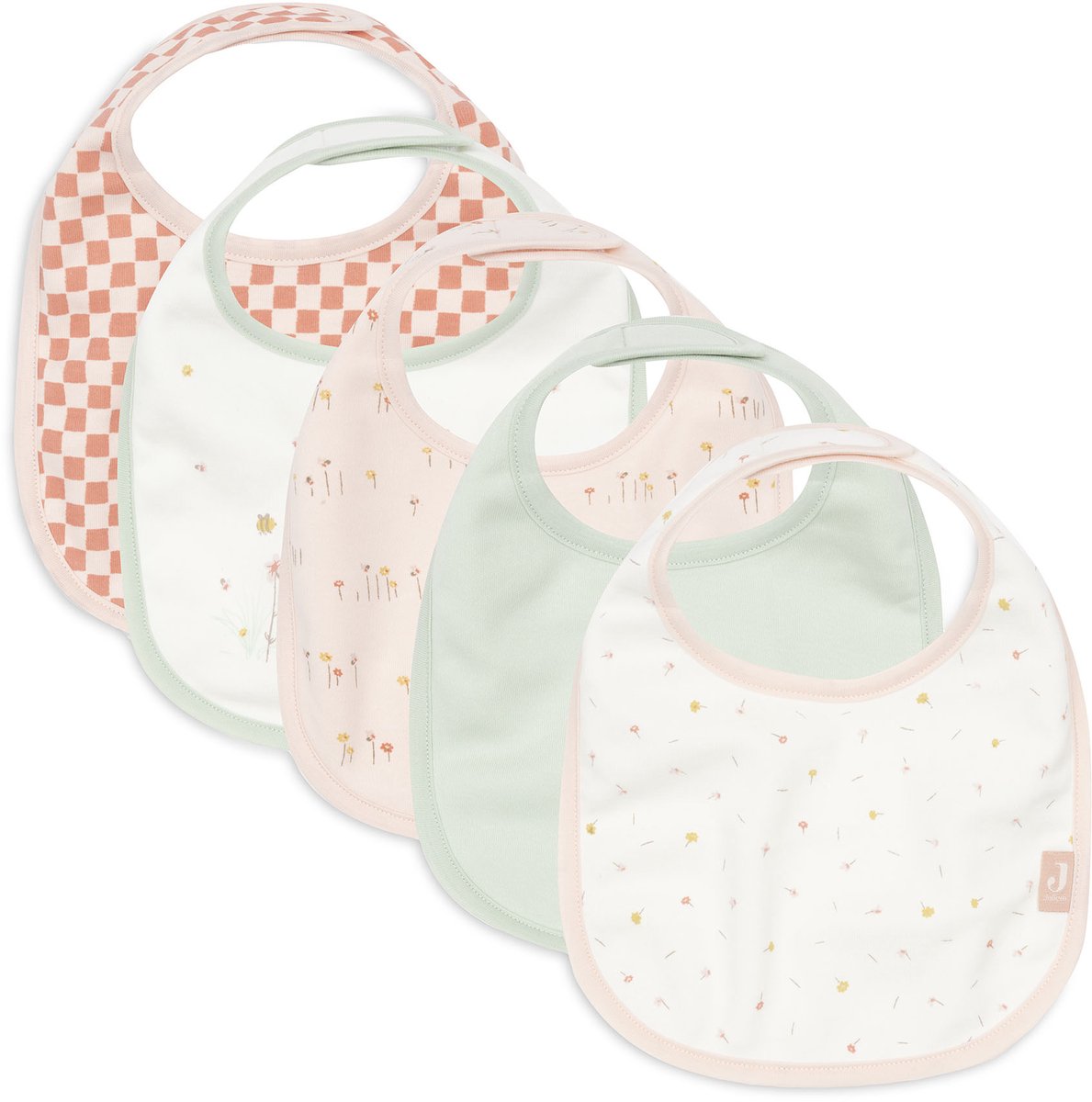 Maglia con bavaglini Jollein impermeabile - 5 pezzi - grazioso picnic