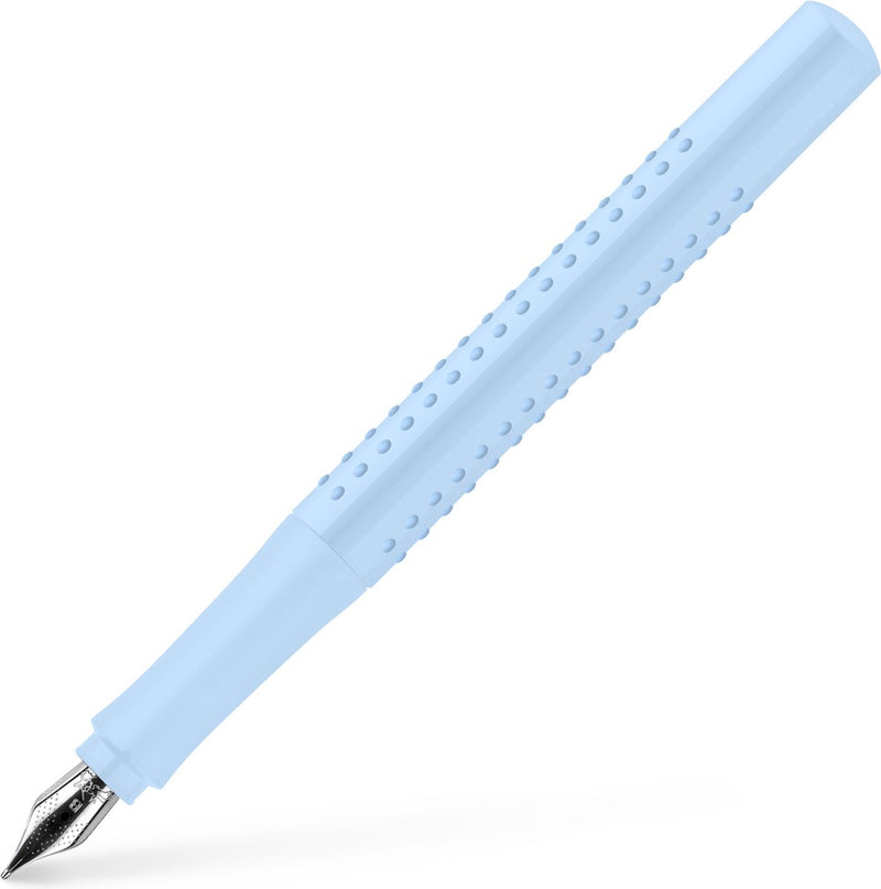 Faber-Castell penna stilografica - impugnatura 2010 - b - azzurro - fc-140846