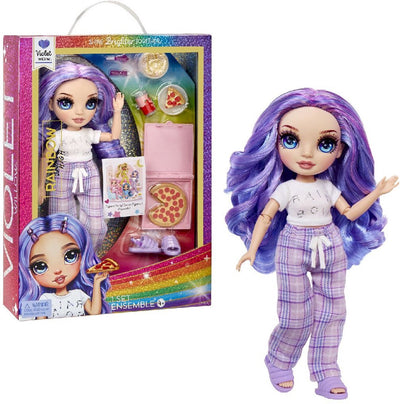 MGA Entertainment Rainbow High Junior High Pajamaparty-Modepop Vio