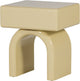 Comodino Woood Zorel - legno - verde tenue lucido - 40x57x50