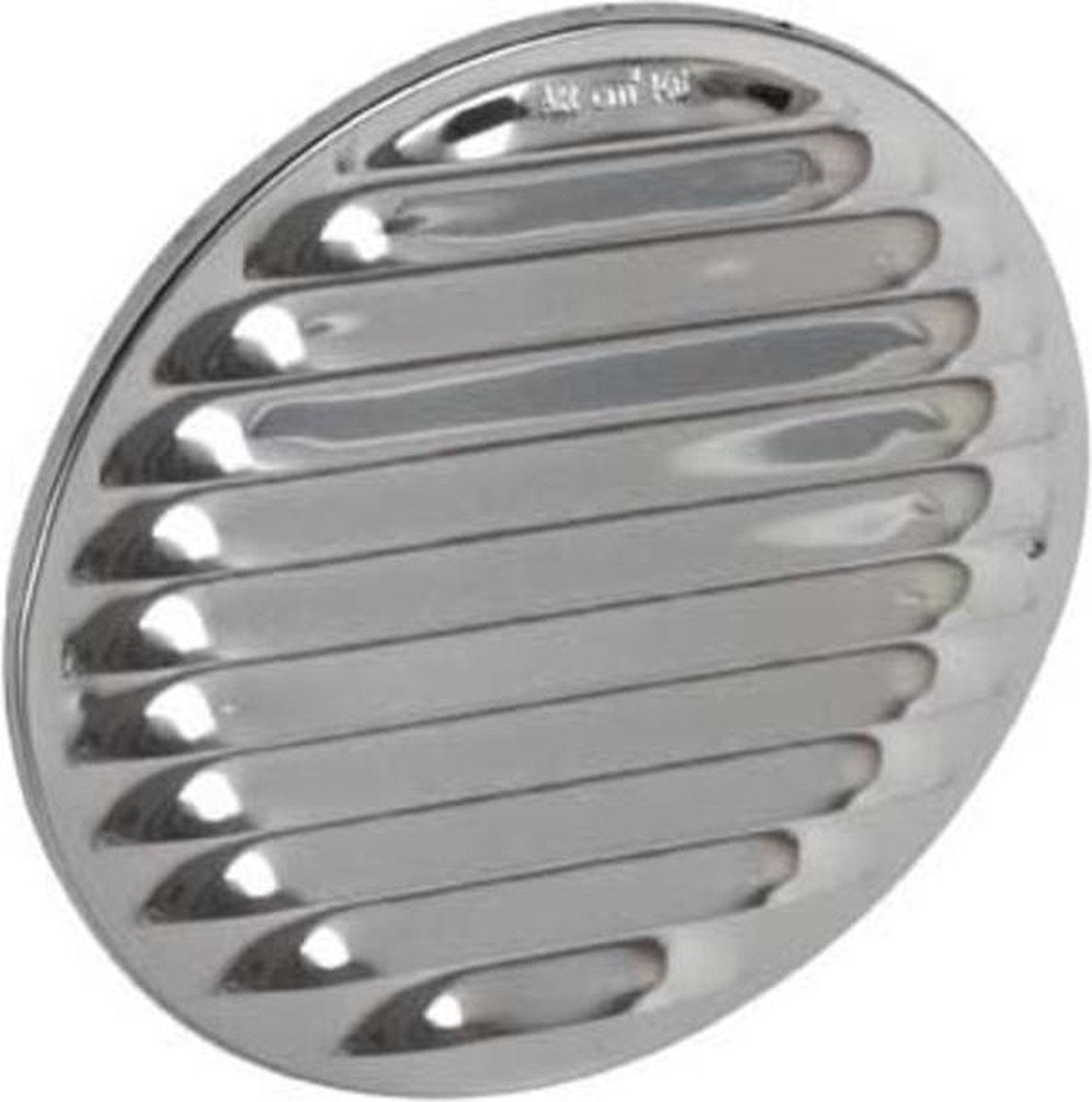 Plieger schoepenrooster rvs met gaas 175mm