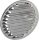 Plieger schoepenrooster rvs met gaas 175mm